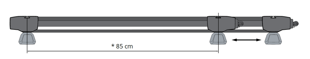 Connecting Bar Kit for Fixed Installation Point